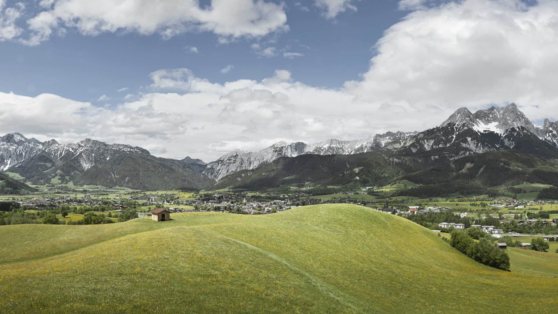 Einzigartige Landschaften im Grünen.