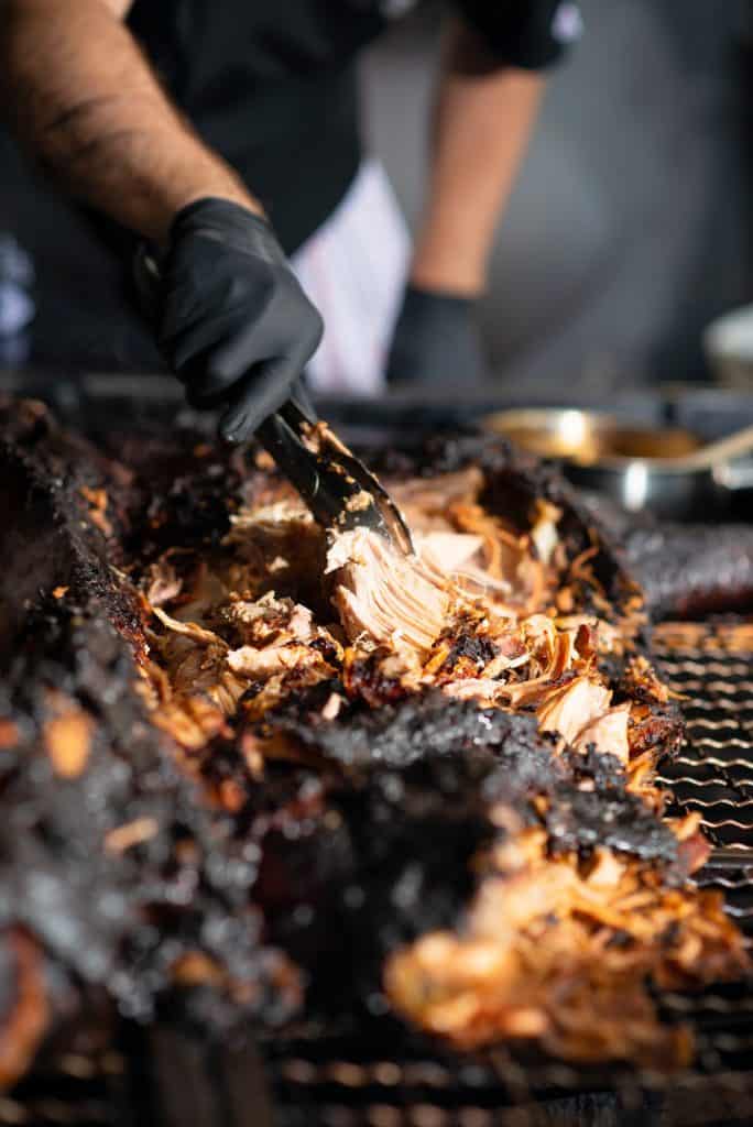 restaurant leogang bbq pull pork buffet salzburger land essen gehen