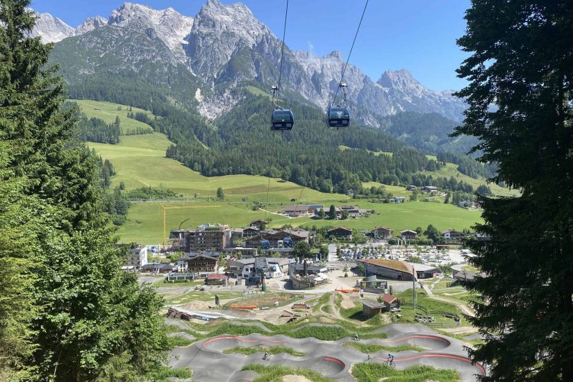 bergbahn gondel leogang asitz bikepark