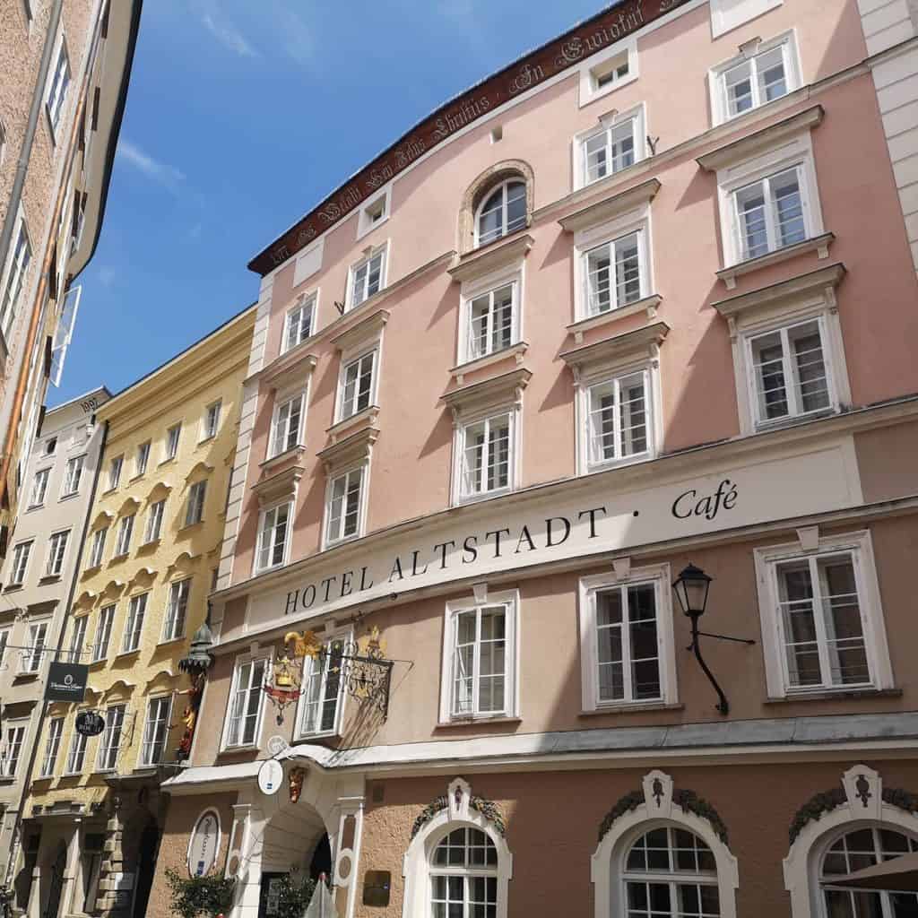 Altstadt Kultur altes Haus in Salzburg