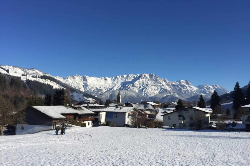 Winter Leogang saalfelden schnee berge oesterreich alpen