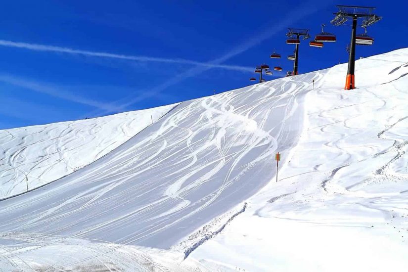schwarze Piste skigebiet skipass Skipiste Leogang