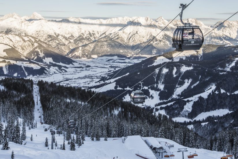 skiurlaub leogang bergbahn wintersport schnee ferien hotel