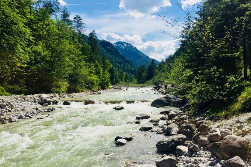 Bach Fluss gebirge abkühlung sommer klamm wandern