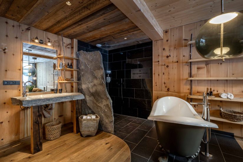 wanne dusche hotel suite luxus leogang österreich ski bike wandern