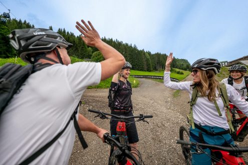 fahrrad downhill trail sport urlaub sommer wandern berge salzburger land