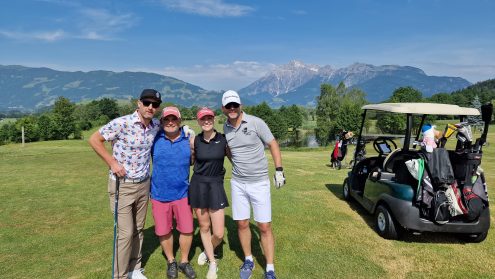 Pause beim Golf Turnier 2023 im Urslautal.